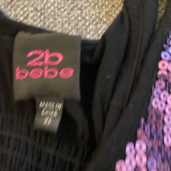 2B Bebe Sequined tank top‎ - Picture 4 of 5